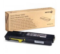 Картридж Xerox Phaser 6600 / WC 6605 желтый оригинальный